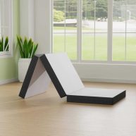 PayLessHere Folding Mattress Tri Fold Memory Foam Mattress Topper Portable Foldable Mattress Topper Camping