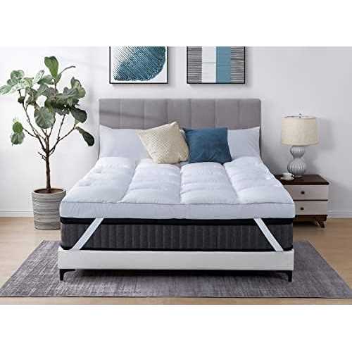 Queen Rose Mattress Topper Extra Thick Pillow-Top Cooling Mattress Pad Cover Mattress Topper - Image 2