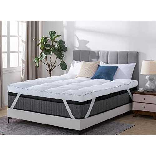 Queen Rose Mattress Topper Extra Thick Pillow-Top Cooling Mattress Pad Cover Mattress Topper - Image 4