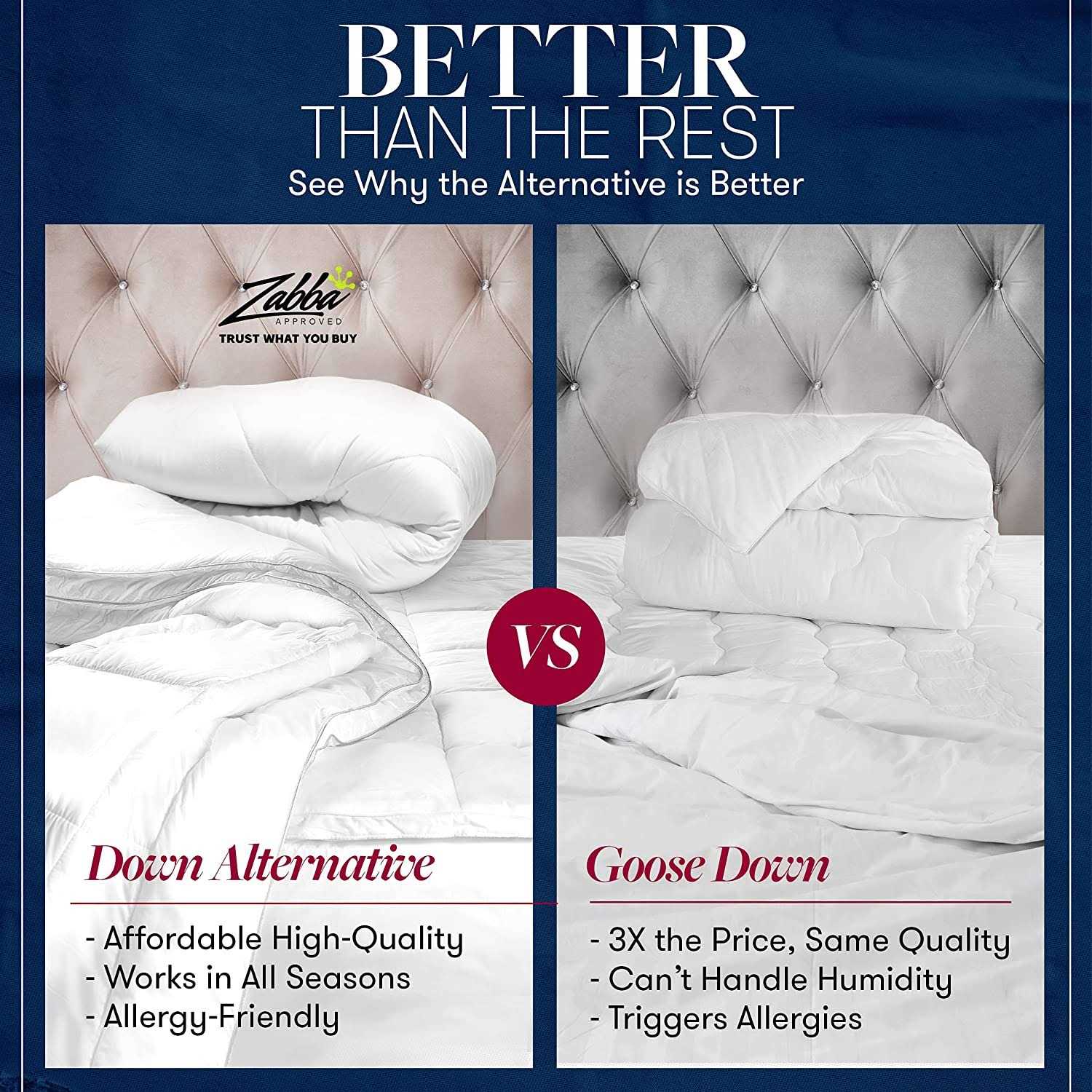 Beckham Hotel Collection Series Luxury Goose Down Alternative Comforter - Image 5