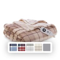 Oversized VelvetLoft Heated throw Throws Berkshire Blanket and Home Co