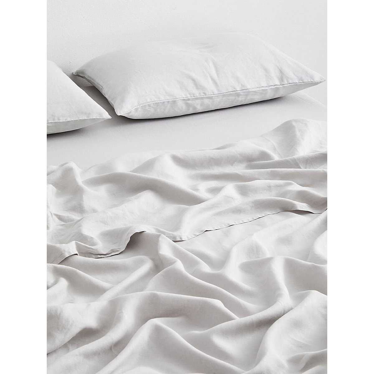 Bed Threads French Flax Linen Fitted Sheet - Image 5