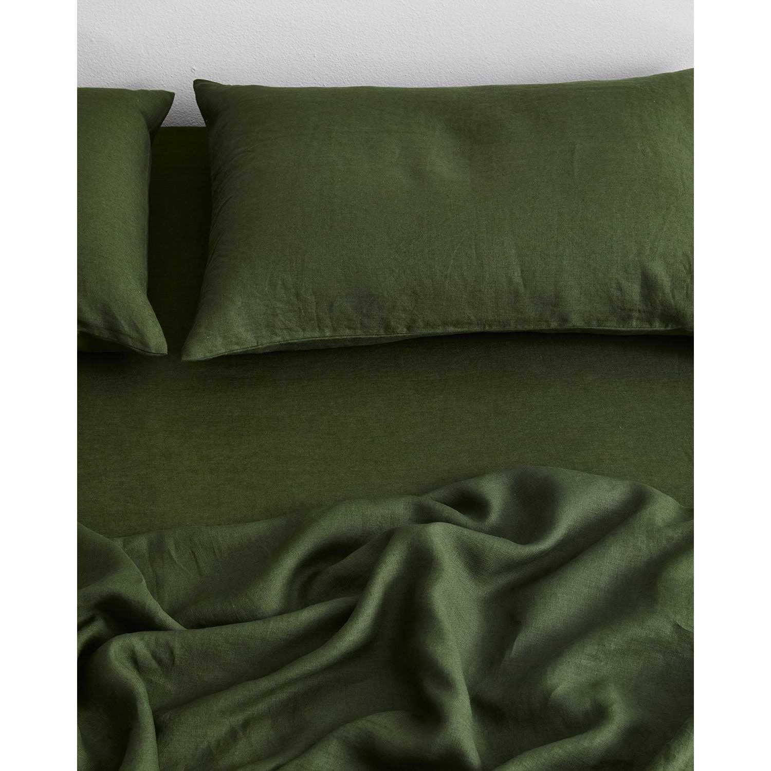 Bed Threads French Flax Linen Fitted Sheet - Image 4