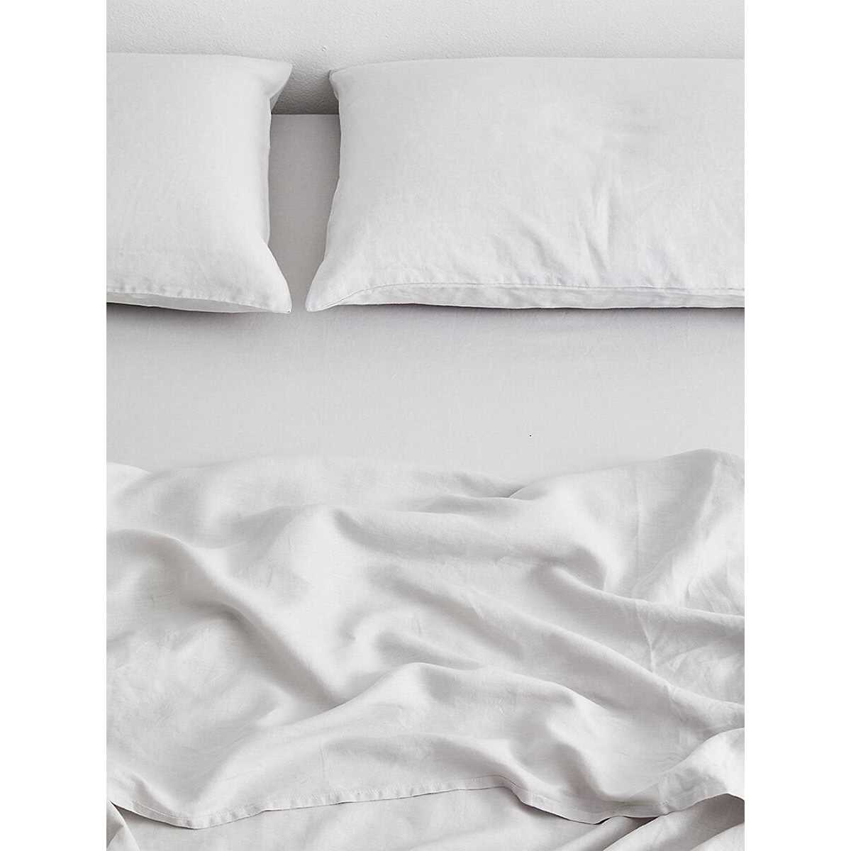 Bed Threads French Flax Linen Fitted Sheet - Image 5