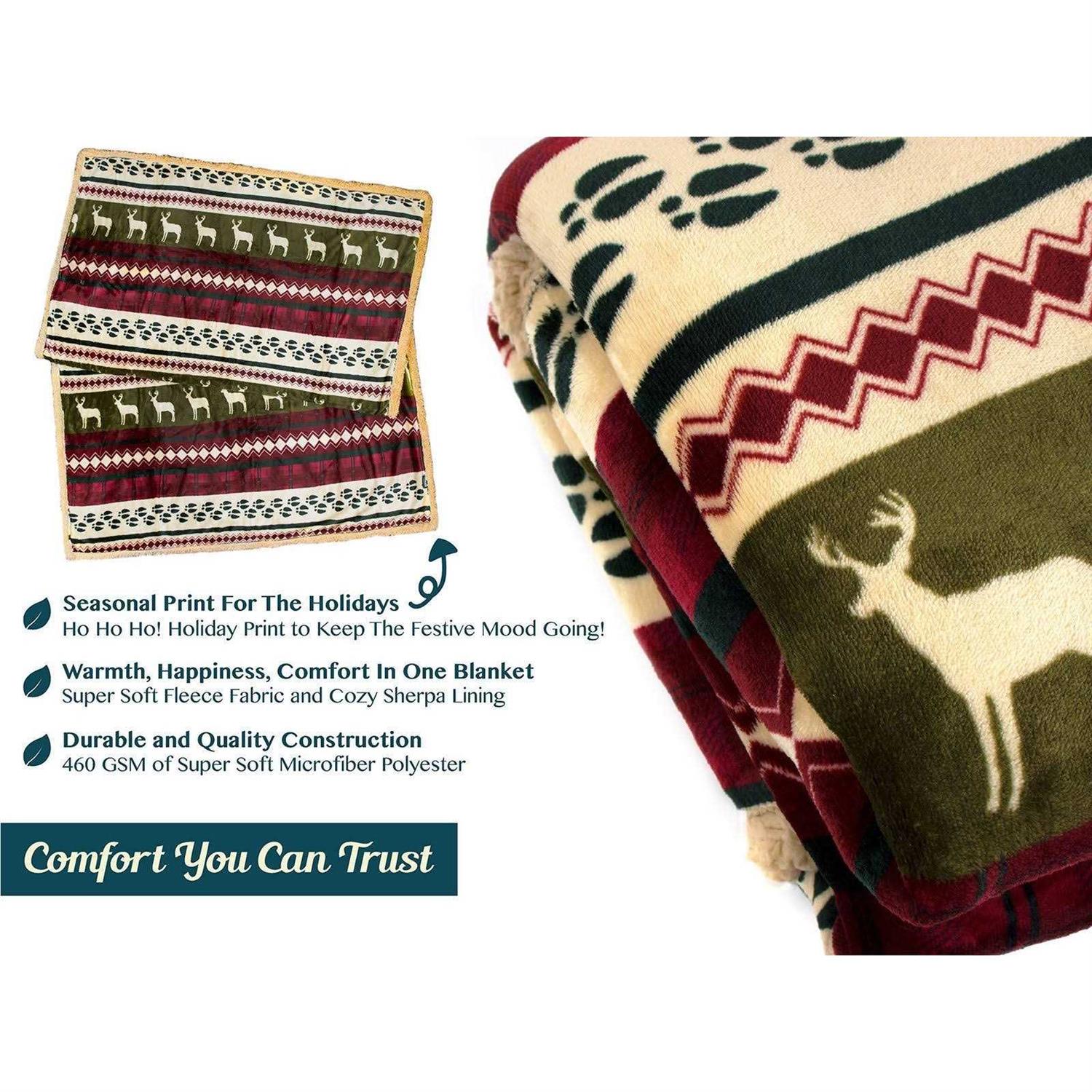 Pavilia Blanket Sherpa Throw - Image 4