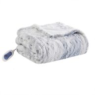 Beautyrest Zuri Oversized Faux Fur Heated Throw