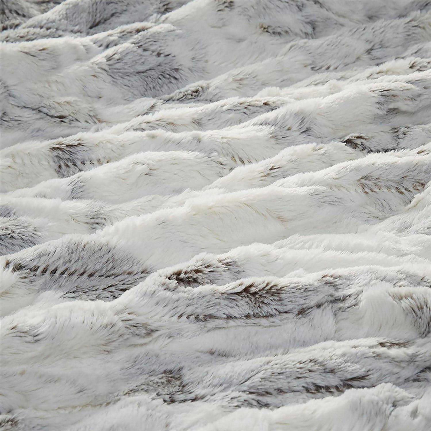 Beautyrest Zuri Oversized Faux Fur Heated Throw - Image 5