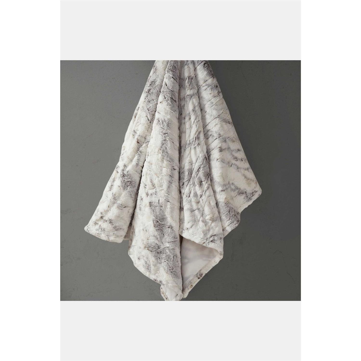 Beautyrest Zuri Oversized Faux Fur Heated Throw - Image 2