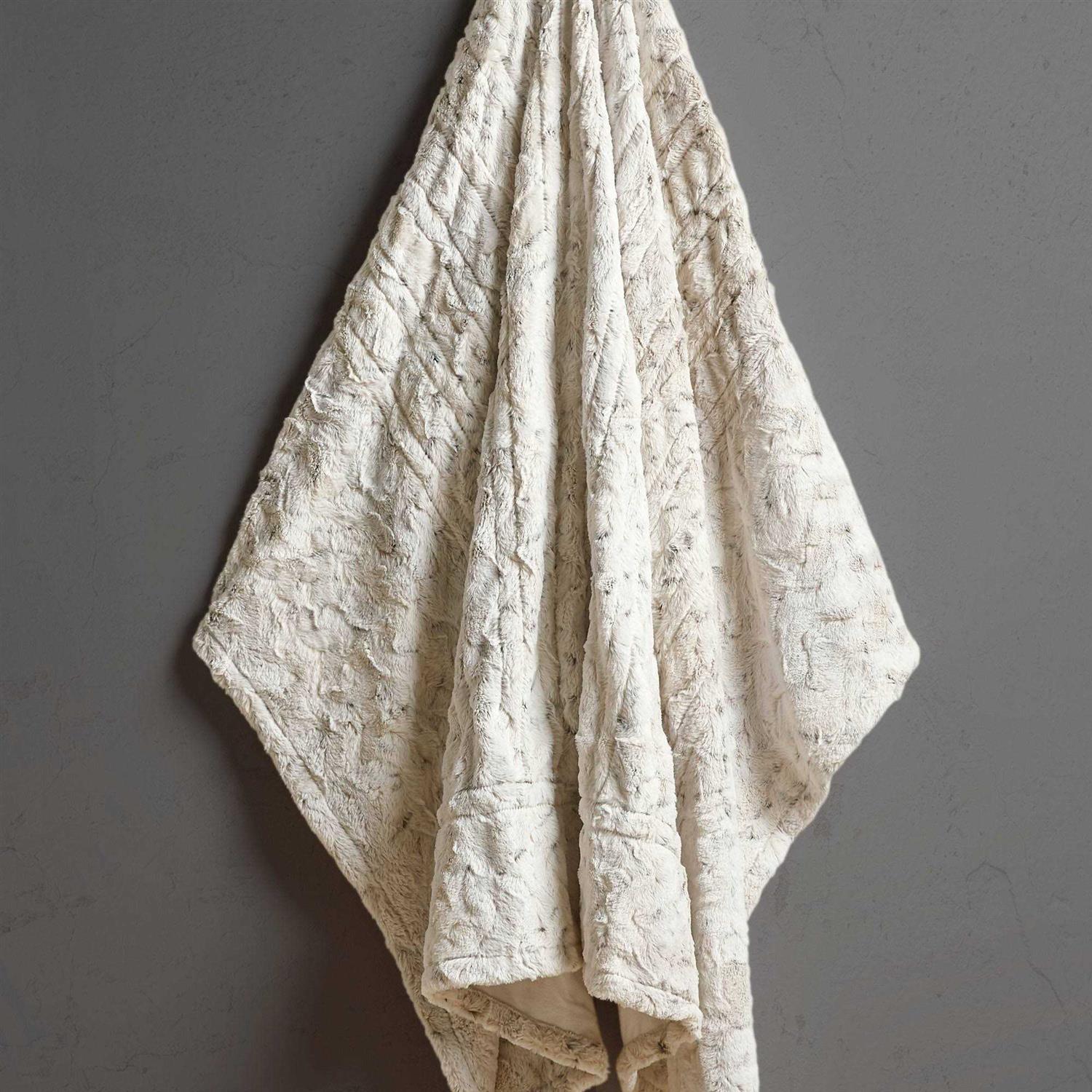 Beautyrest Zuri Oversized Faux Fur Heated Throw - Image 4