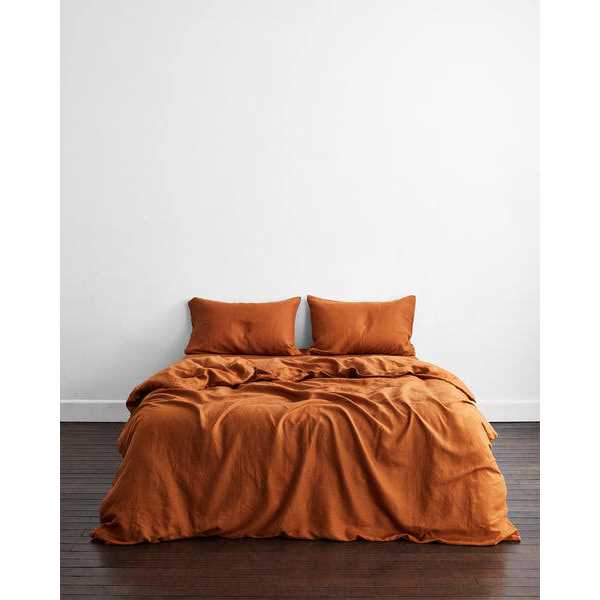 Bed Threads 100% Flax Linen Duvet Cover - Image 3
