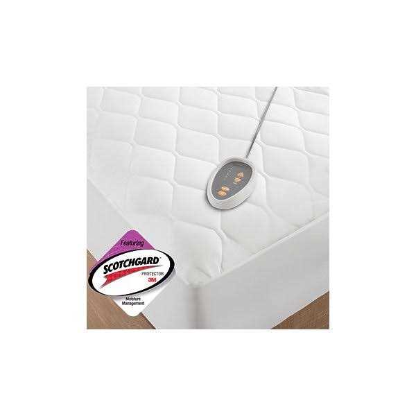 Beautyrest Heated Microfiber Mattress Pad with 3M Scotchgard - Image 3