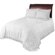Beatrice Home Fashions Chenille Medallion Bedspread