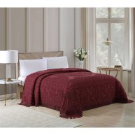Beatrice Home Fashions Chenille Medallion Bedspread