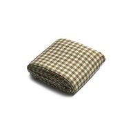 Piglet in Bed Gingham Linen Fitted Sheet