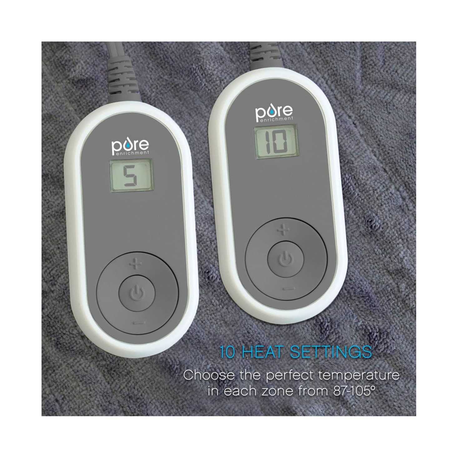 Pure Enrichment PureRelief Radiance Deluxe Heated Blanket - Image 3