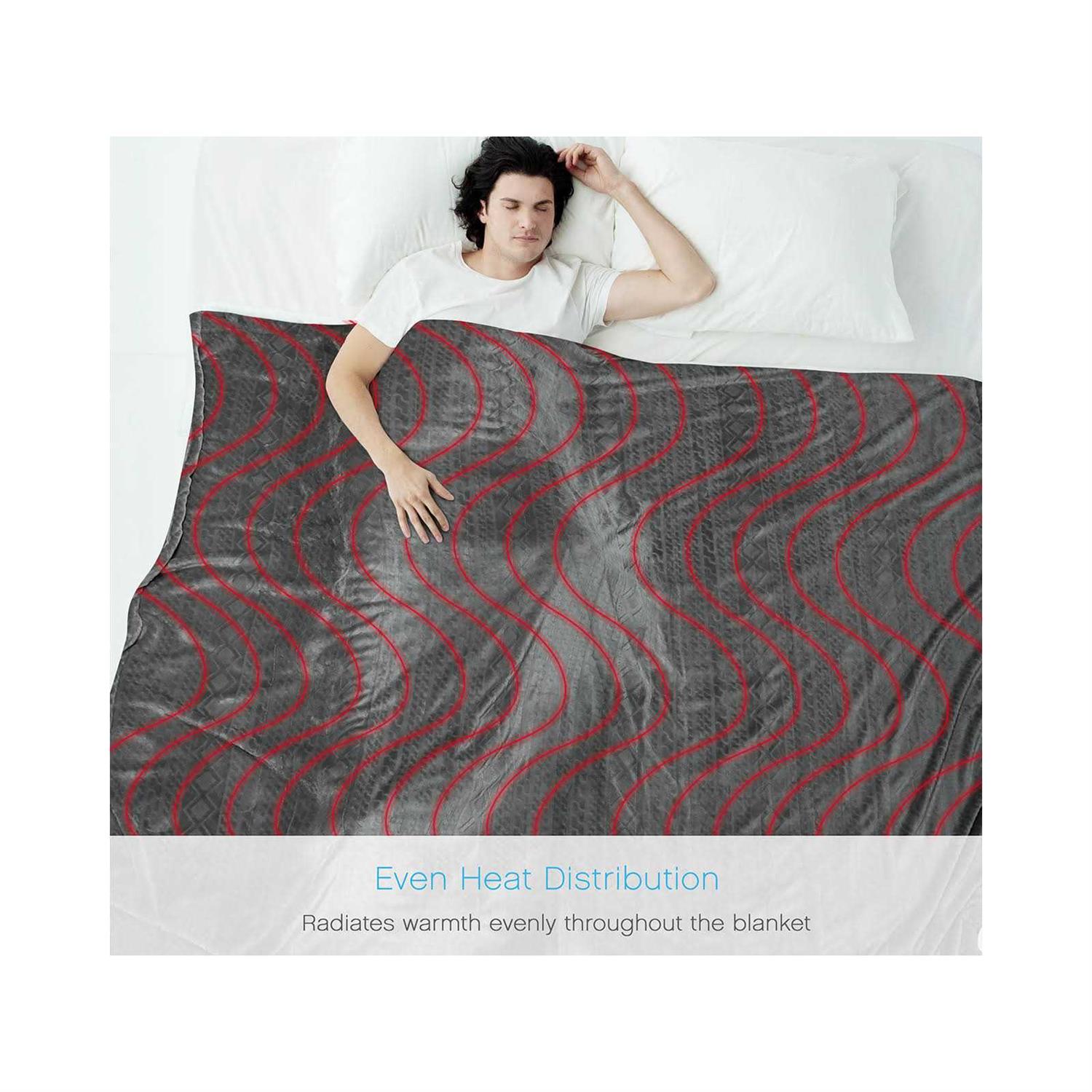 Pure Enrichment PureRelief Radiance Deluxe Heated Blanket - Image 4