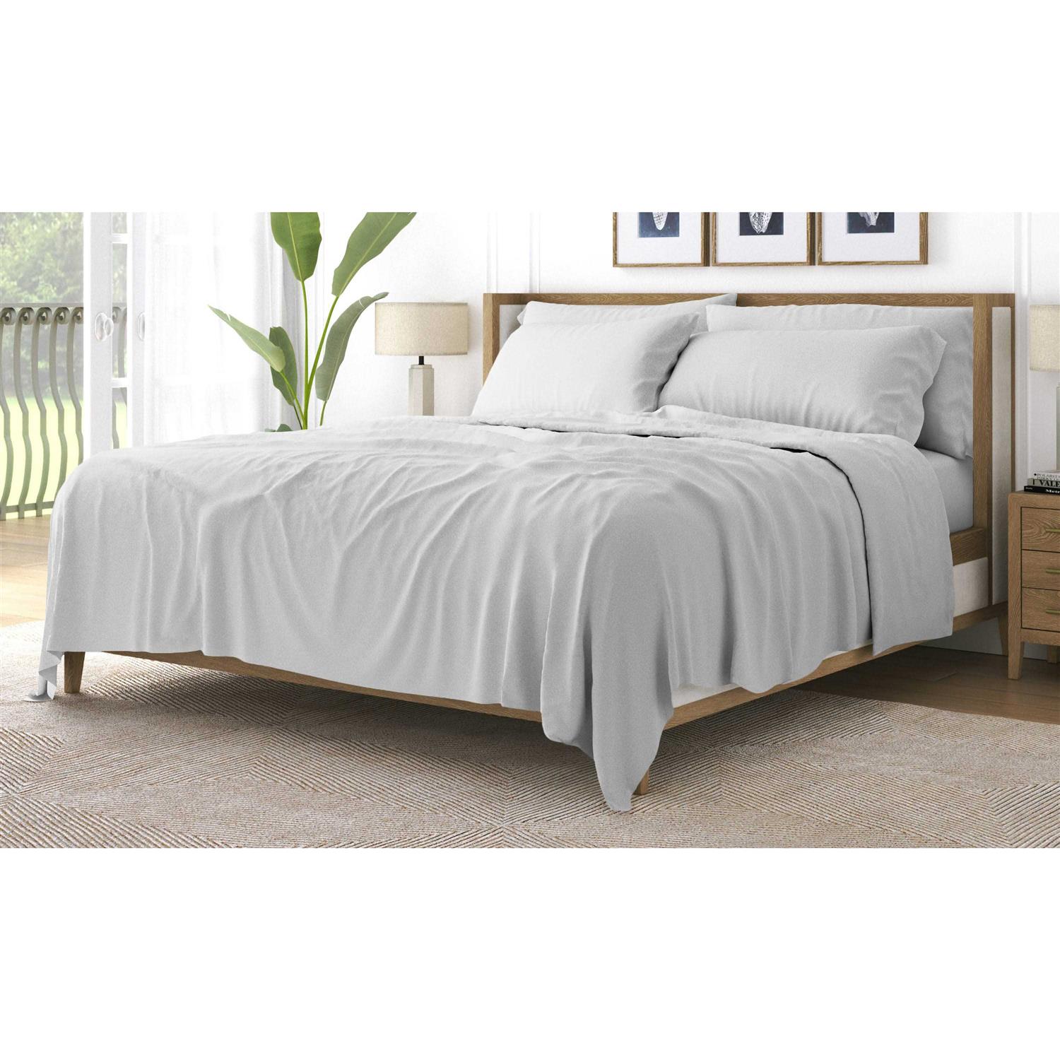 Becky Cameron Home Ultra Soft 4 Piece Bed Sheet Set - Image 5