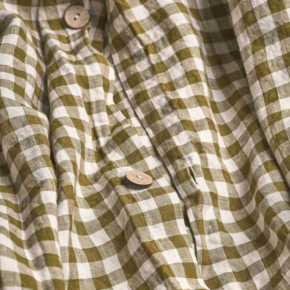 PIGLET IN BED Gingham Linen - Image 4