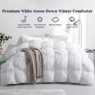Puredown 800 Fill Power White Goose Down Comforter