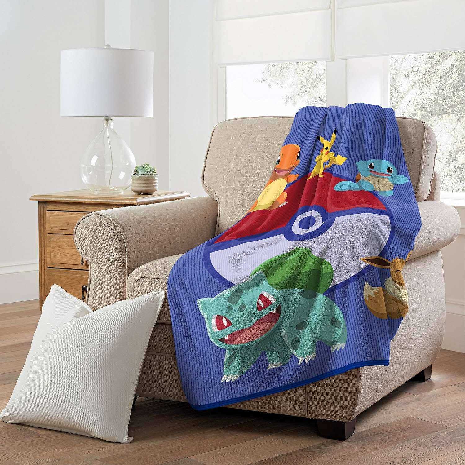 Pokemon Pikachu Kids Character Silky Soft Blanket Throw - Image 2