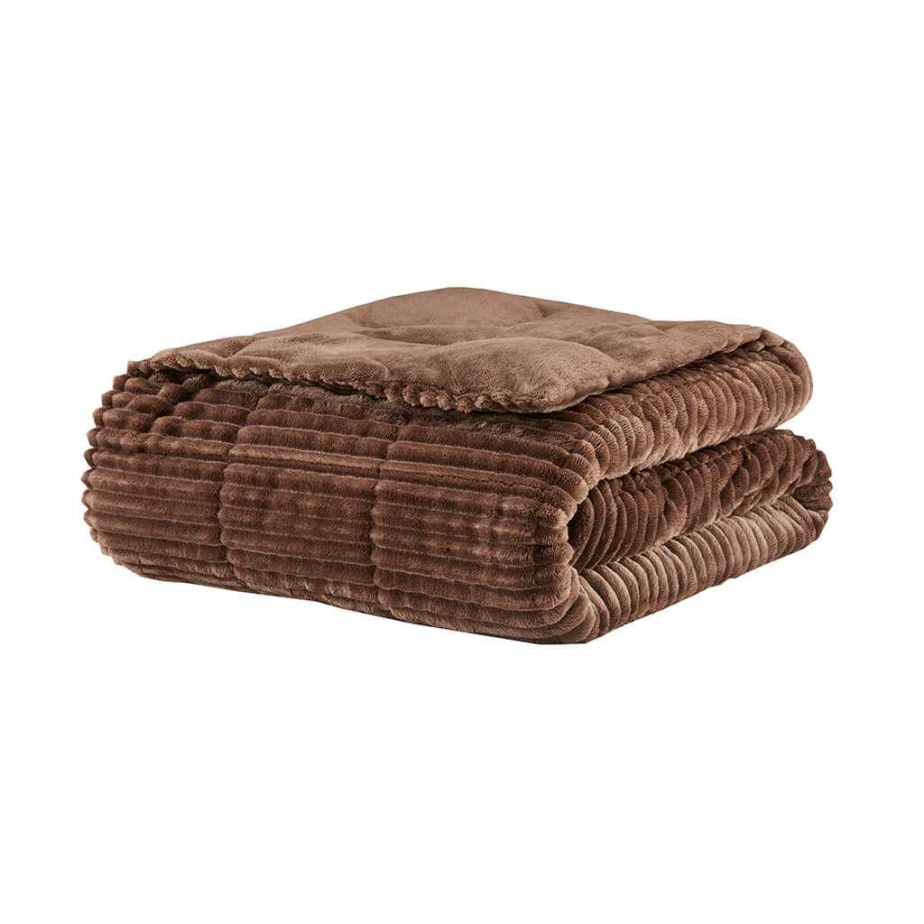 Premier Comfort Parker Corduroy Plush Down Alternative Throw - Image 4