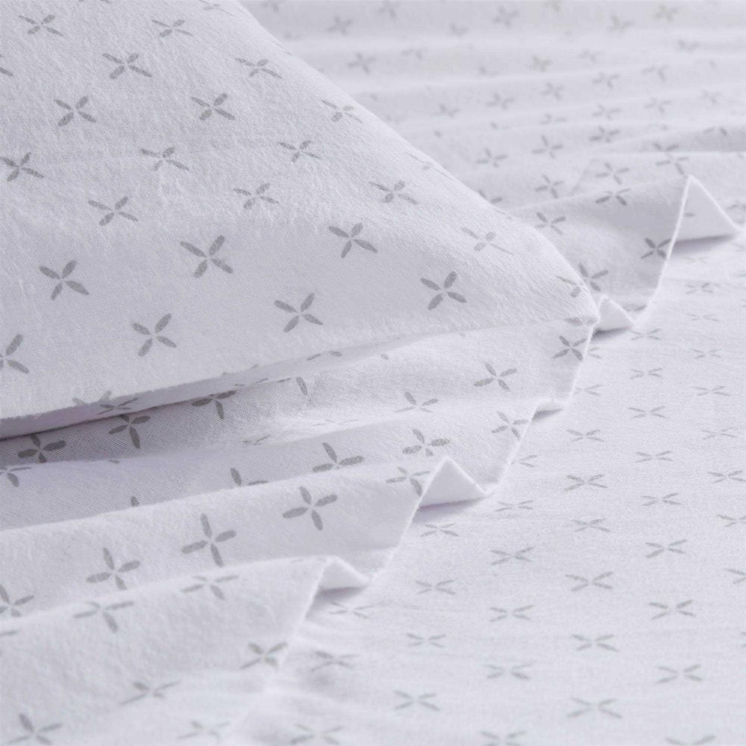 Beautyrest Oversized Flannel 4-Piece Cotton Sheet Set - Image 2