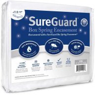 Queen Size Sureguard Box Spring Encasement 100% Waterproof
