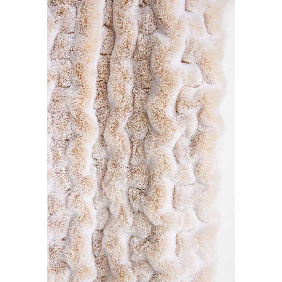 Anthropologie Luxe Faux Fur Throw Blanket - Image 5
