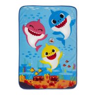 Baby Shark Musical Warm Plush Throw Blanket That Plays The Theme Song