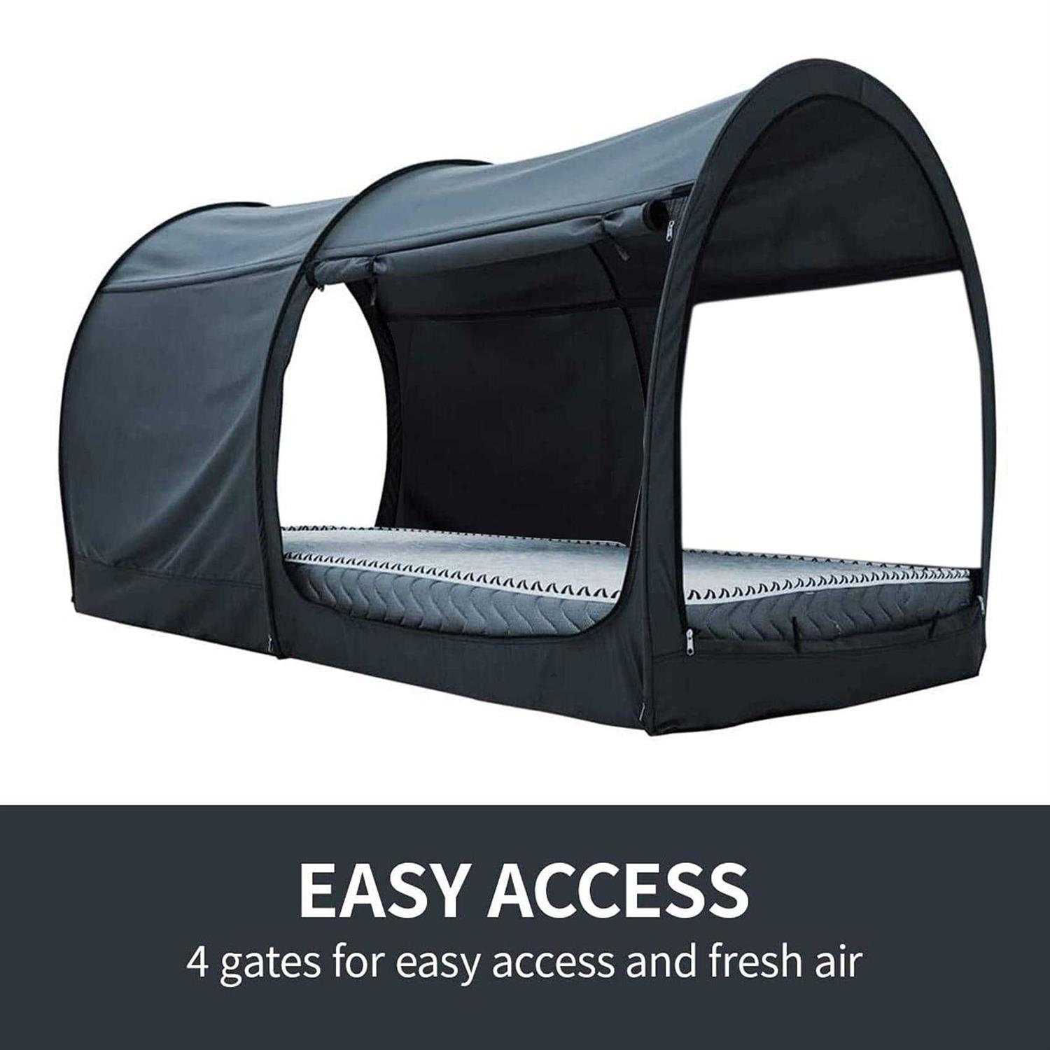 Bed Canopy Tent Privacy Space Indoor Curtains Alvantor - Image 3