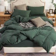 Pure ERA 100% Cotton Jersey Knit Duvet Cover Set Soft