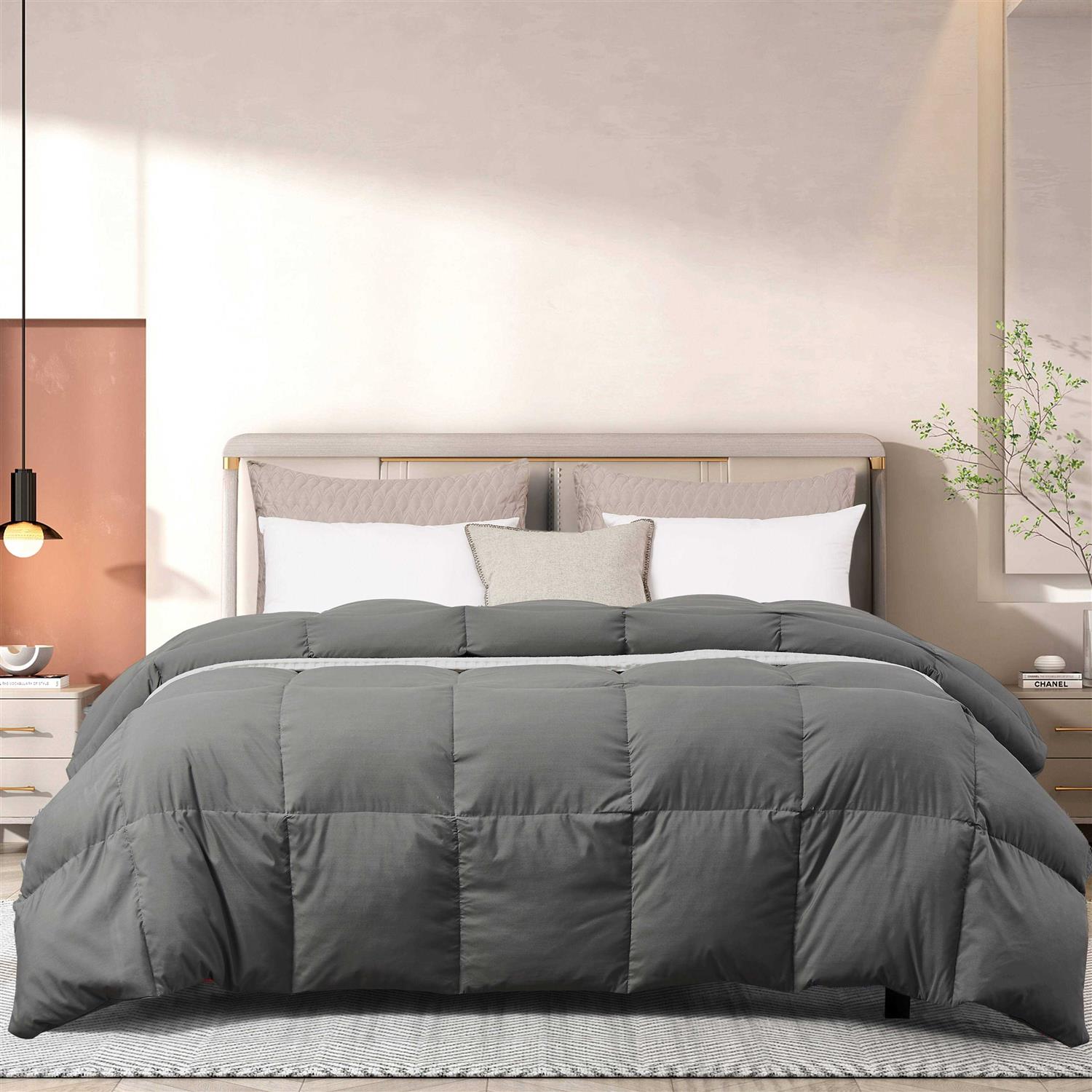 Beautyrest Microfiber Colored Feather & Down All Season Comforter - Image 2