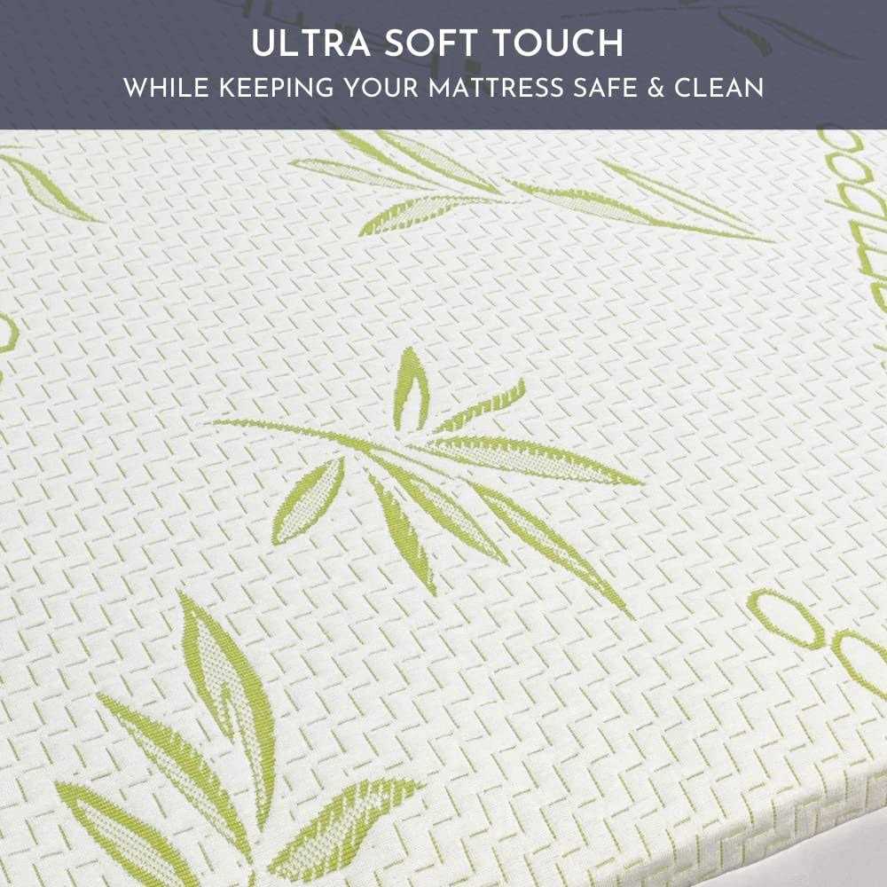 Bamboo Mattress Protector with Zipper - Image 3