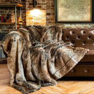 Battilo HOME Luxury Faux Fur Blanket Throw