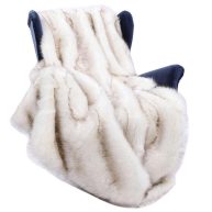 Battilo HOME Luxury Faux Fur Blanket Throw