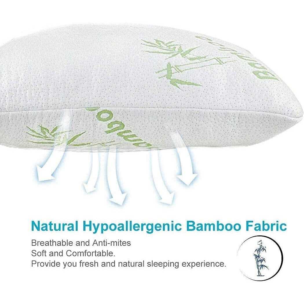 Bamboo Size Shredded Memory Foam for Sleeping - Image 2