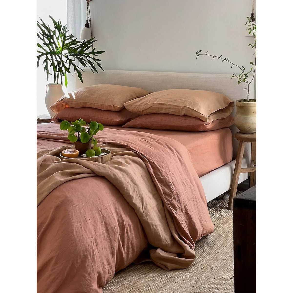 Bed Threads 100% Flax Linen Pillowcases Set of Two - Image 5