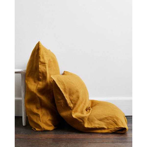 Bed Threads 100% Flax Linen Pillowcases Set of Two