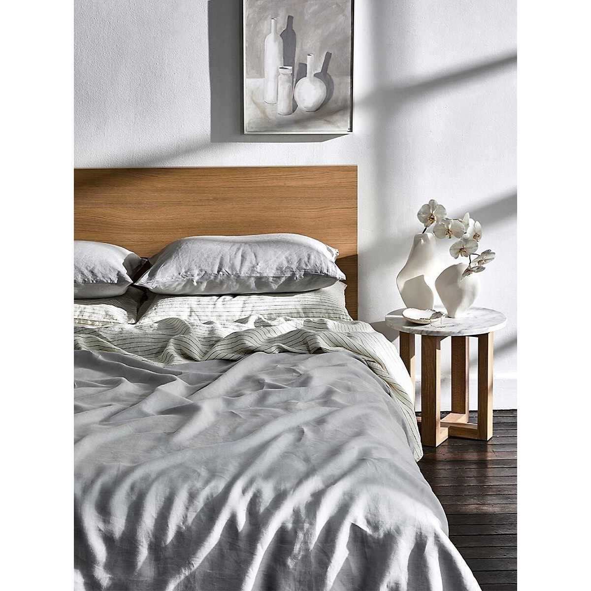 Bed Threads 100% Flax Linen Pillowcases Set of Two - Image 2