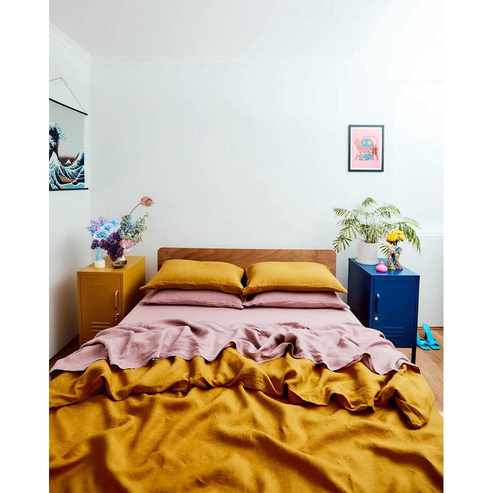 Bed Threads 100% Flax Linen Pillowcases Set of Two - Image 3