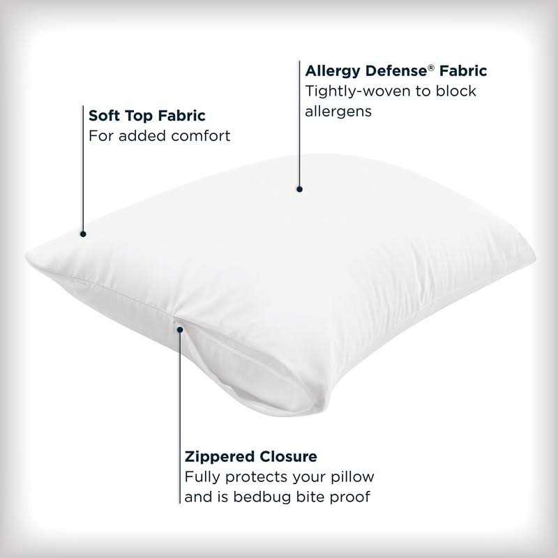 AllerEase Maximum Allergy Pillow Protector - Image 5
