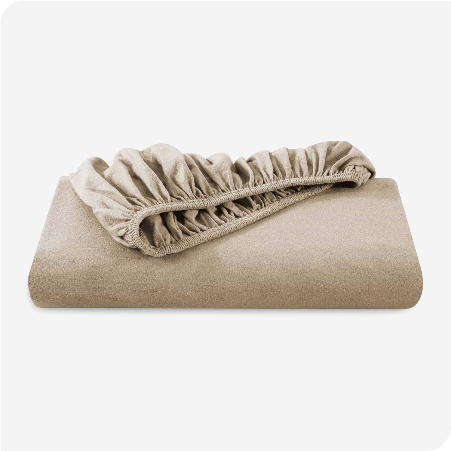 Bare Home 100% Cotton Flannel Fitted Bottom Sheet - Image 5