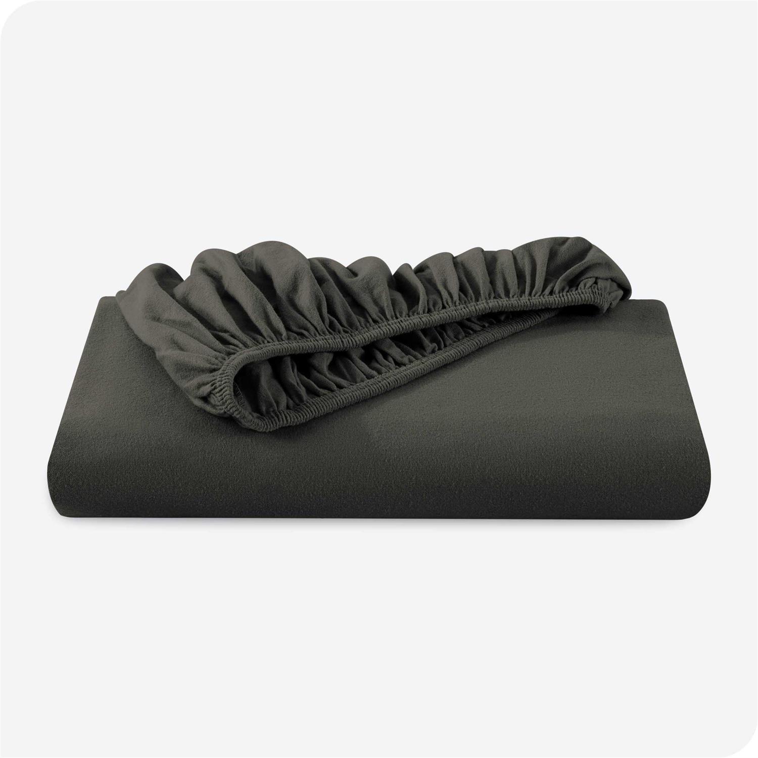 Bare Home 100% Cotton Flannel Fitted Bottom Sheet - Image 3