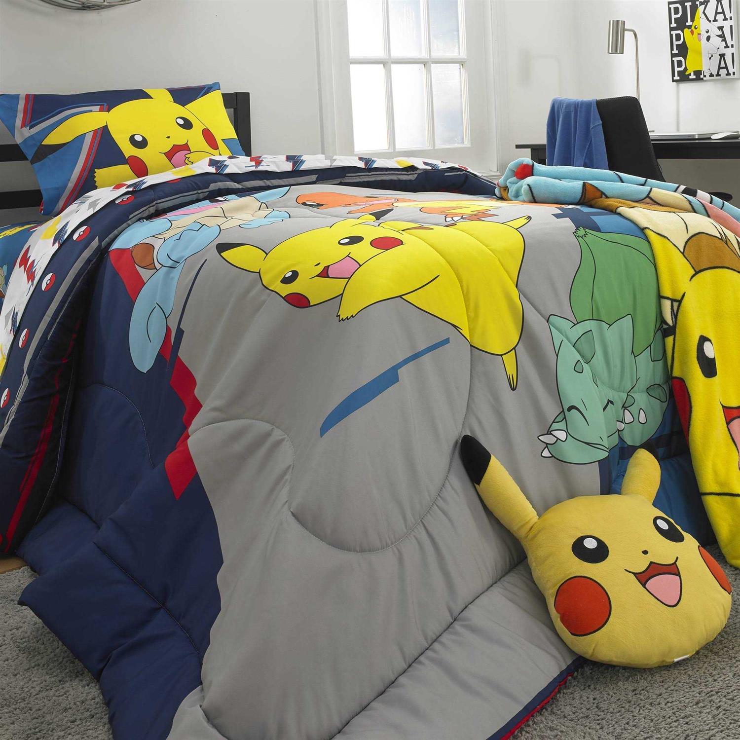 Pokemon Kids Comforter and Pillowcase 2-Piece Set - Image 4
