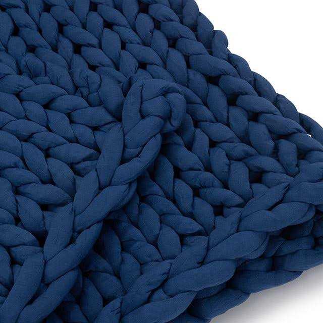 Nuzzie Knit Weighted Blanket. Sleep Deeper Relieve Anxiety - Image 4
