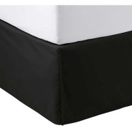 Amazon Basics Lightweight Pleated Bed Skirt