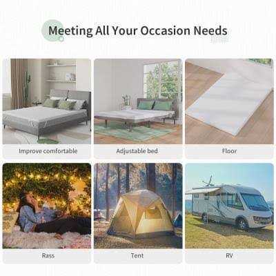 Novilla Gel Memory Foam Enhance Cooling Supportive and Pressure Relieving Mattress Topper - Image 5