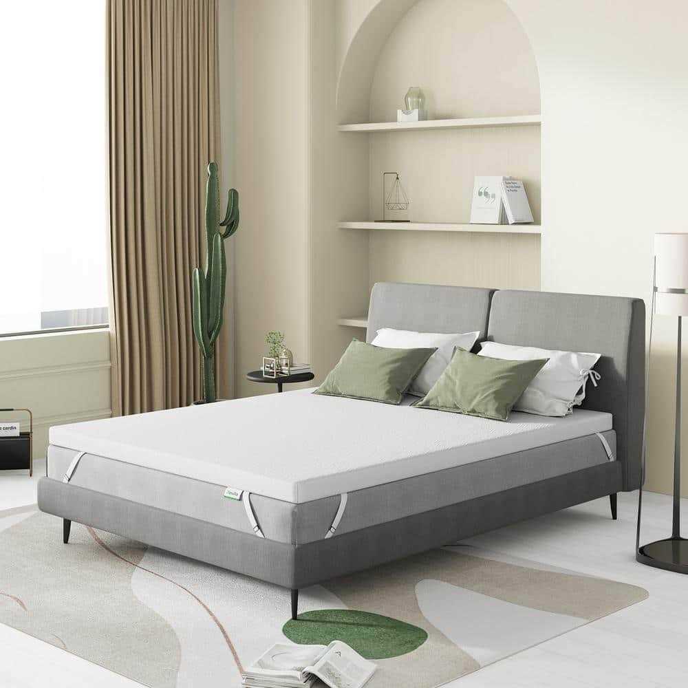 Novilla Gel Memory Foam Enhance Cooling Supportive and Pressure Relieving Mattress Topper