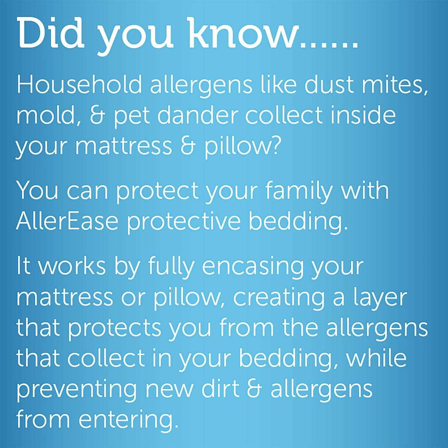 Allerease Allergy Waterproof Mattress Protector - Image 3
