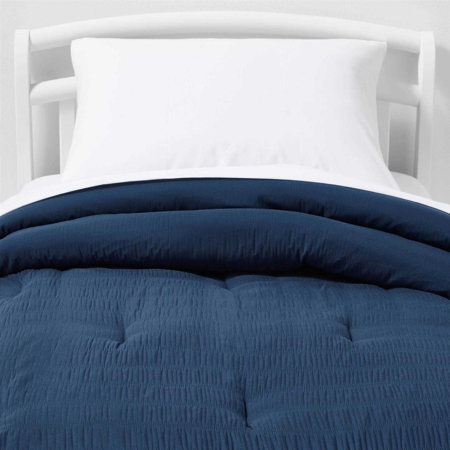 Pillowfort Full/Queen Seersucker Comforter Set Mint